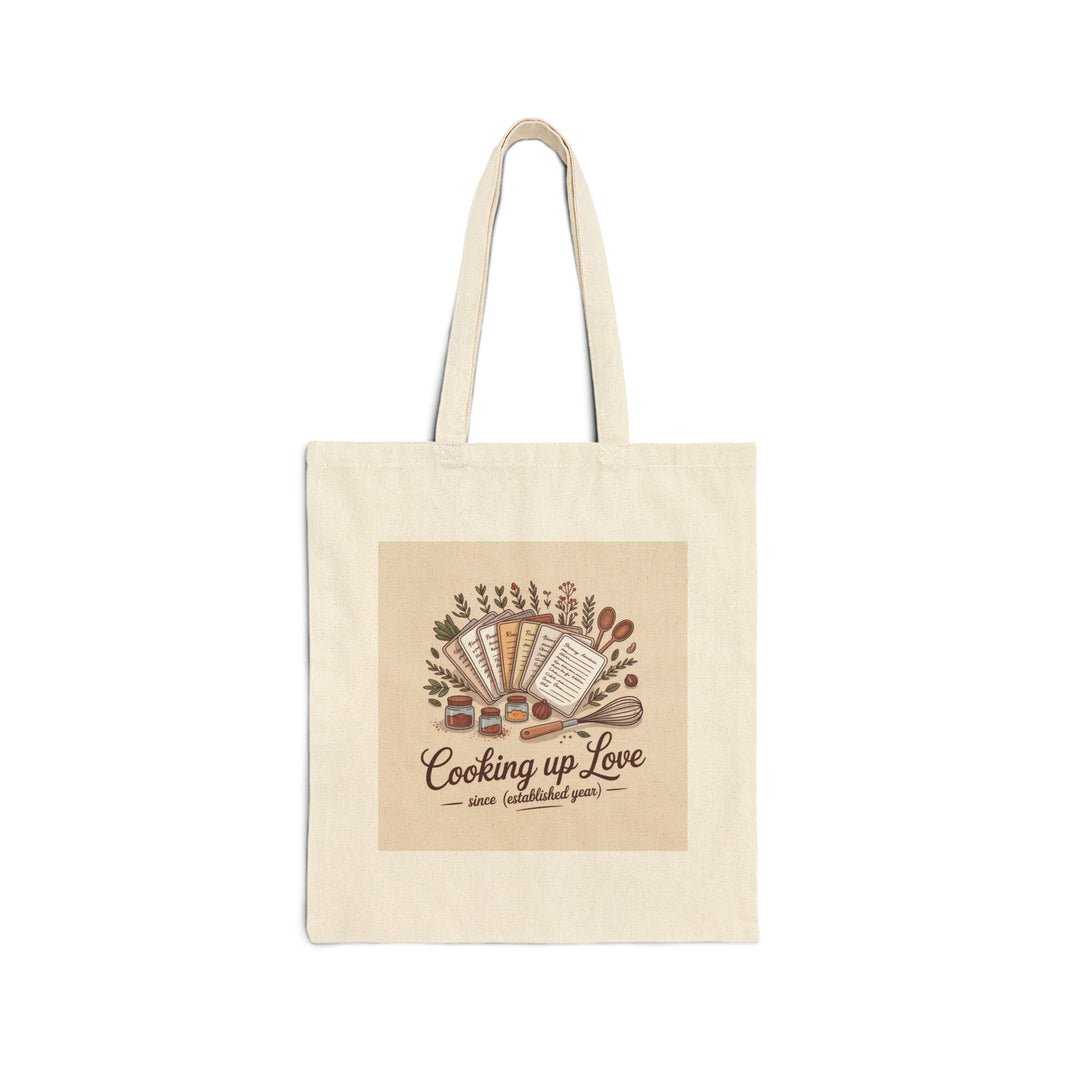 Cooking Up Love Cotton Canvas Tote Bag