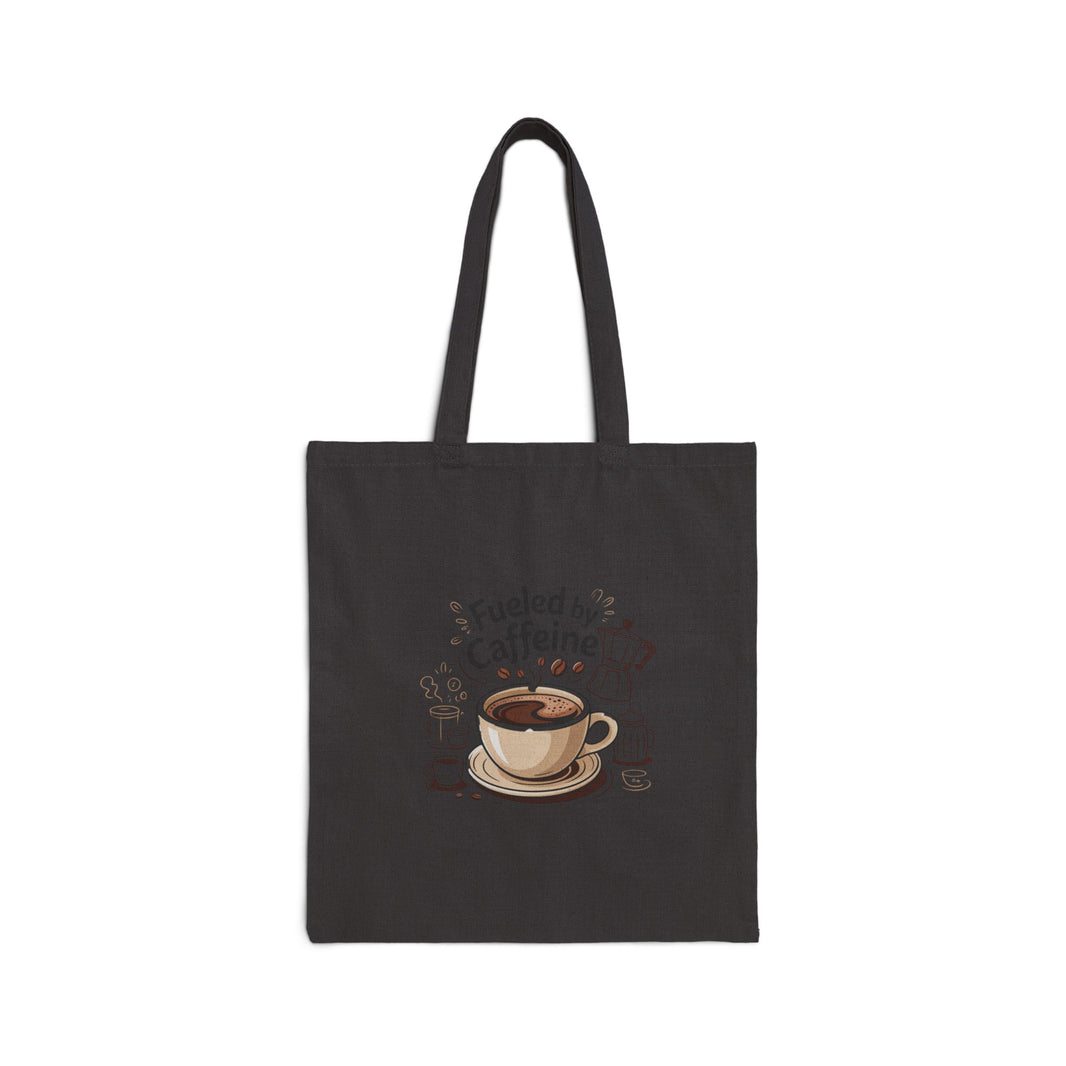 Fueled by Caffeine Cotton Canvas Tote Bag