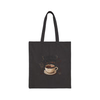Fueled by Caffeine Cotton Canvas Tote Bag