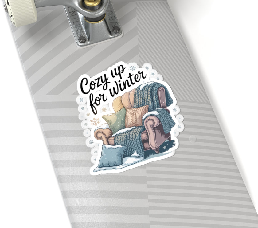 Cozy Winter Kiss-Cut Stickers - Perfect for Seasonal Decor and Gifting