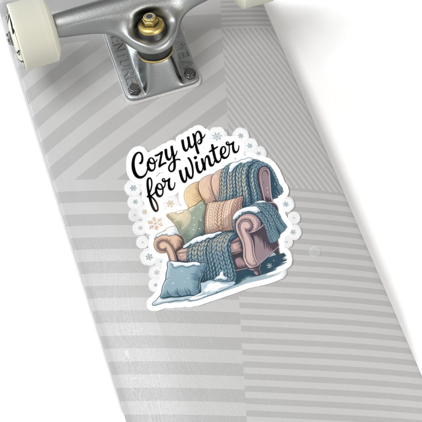 Cozy Winter Kiss-Cut Stickers - Perfect for Seasonal Decor and Gifting