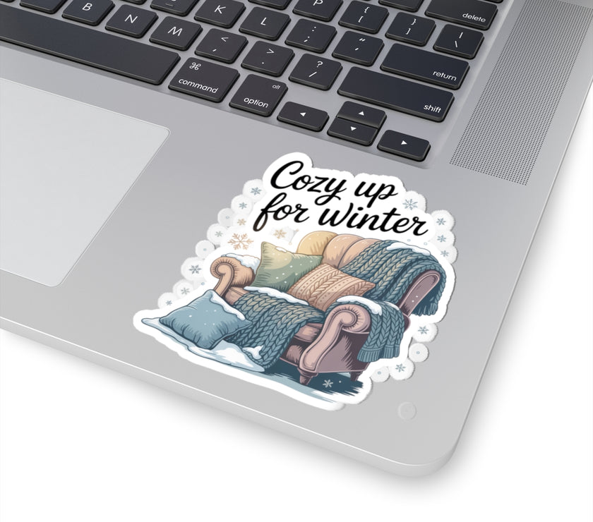 Cozy Winter Kiss-Cut Stickers - Perfect for Seasonal Decor and Gifting