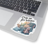 Cozy Winter Kiss-Cut Stickers - Perfect for Seasonal Decor and Gifting