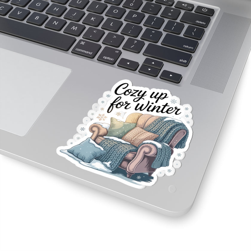 Cozy Winter Kiss-Cut Stickers - Perfect for Seasonal Decor and Gifting