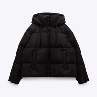 Women Clothing Hooded Down Jacket