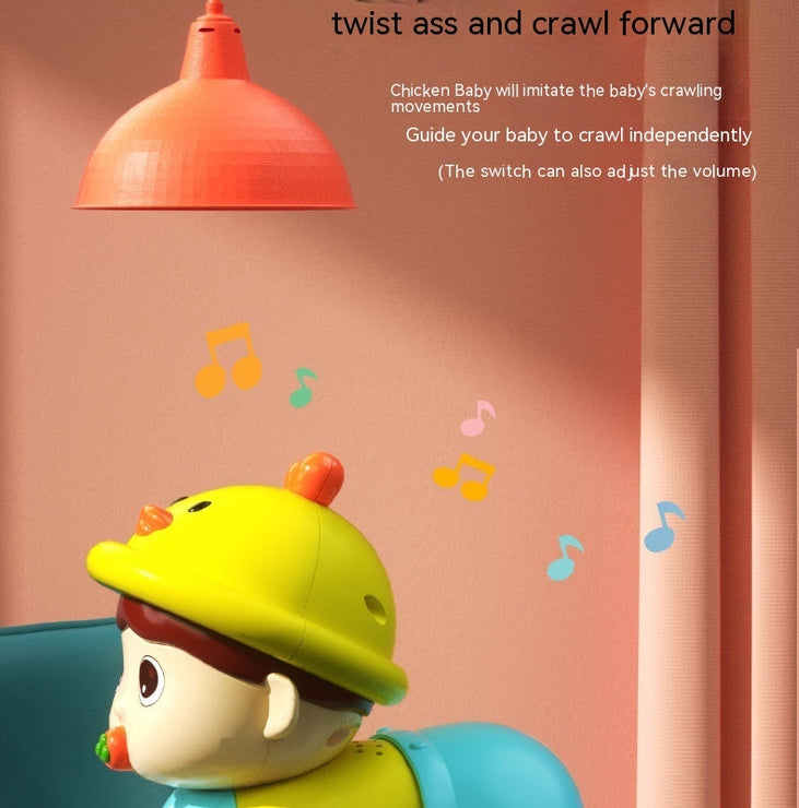 Children's Head-up Training 6 Months Music 1-year-old Coax Doll Learning Crawling Toys