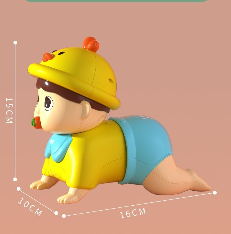 Children's Head-up Training 6 Months Music 1-year-old Coax Doll Learning Crawling Toys