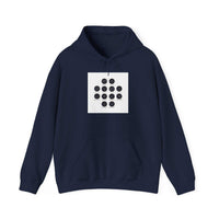 Minimal Constellation Grid Hoodie | Astrological Zodiac, Metallic Dot Galaxy