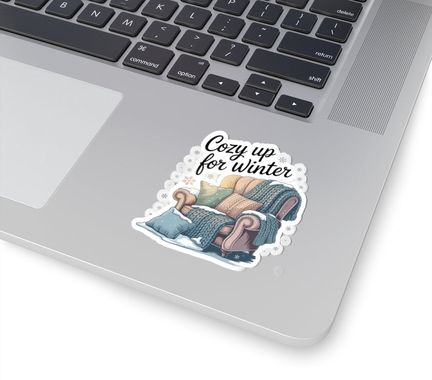 Cozy Winter Kiss-Cut Stickers - Perfect for Seasonal Decor and Gifting