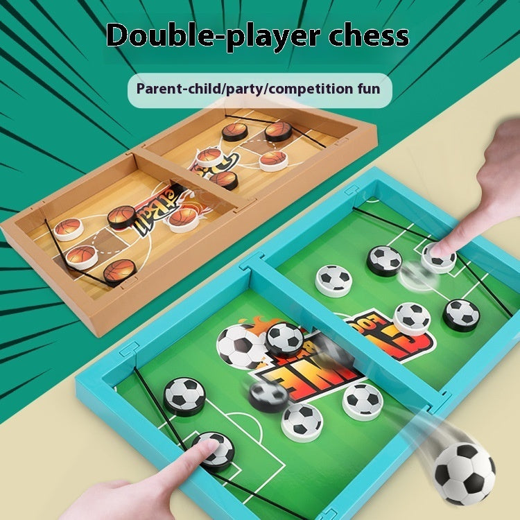 Children's Educational Catapult Desktop Game Playing Chess Toy