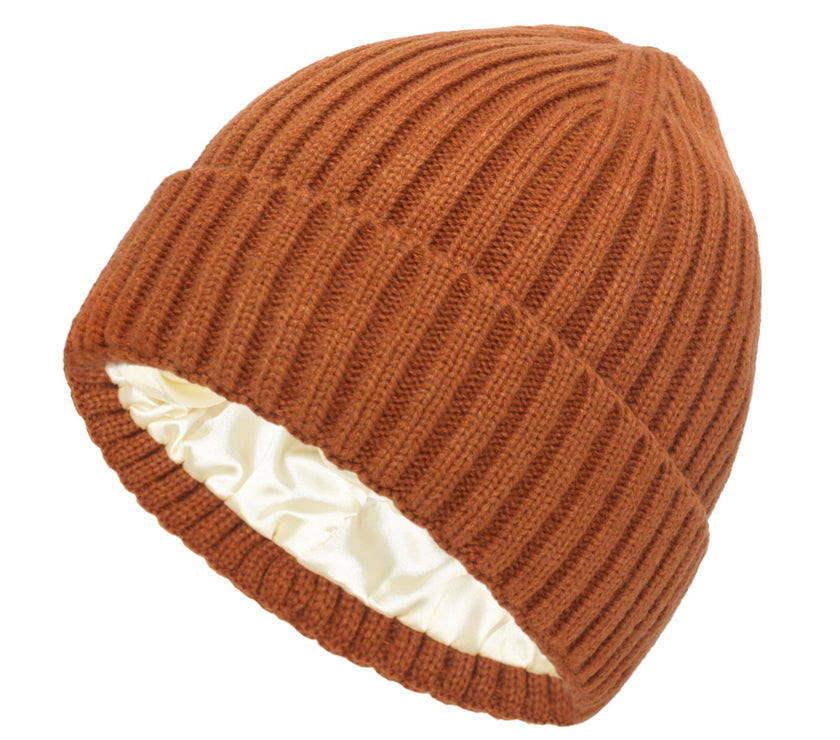 New Satin Warm Wool Hat Men And Women