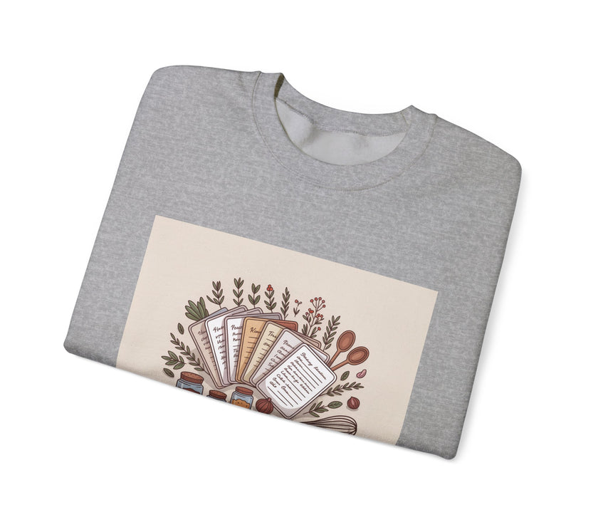 Cooking Up Love Sweatshirt | Cozy Unisex Crewneck for Food Lovers