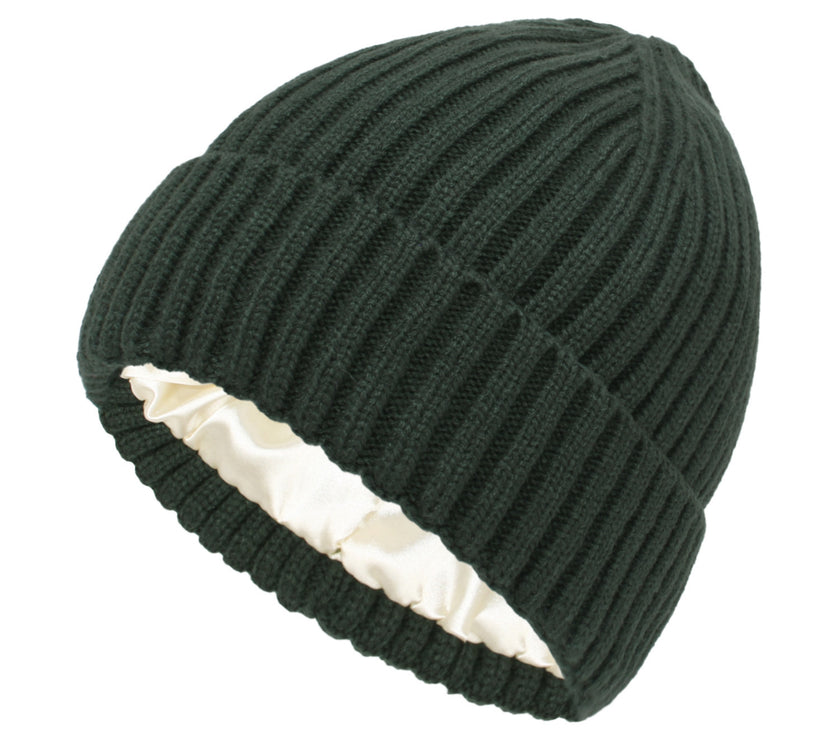 New Satin Warm Wool Hat Men And Women