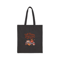 Fall Flavors Cotton Canvas Tote Bag - Perfect for Kitchen Lovers