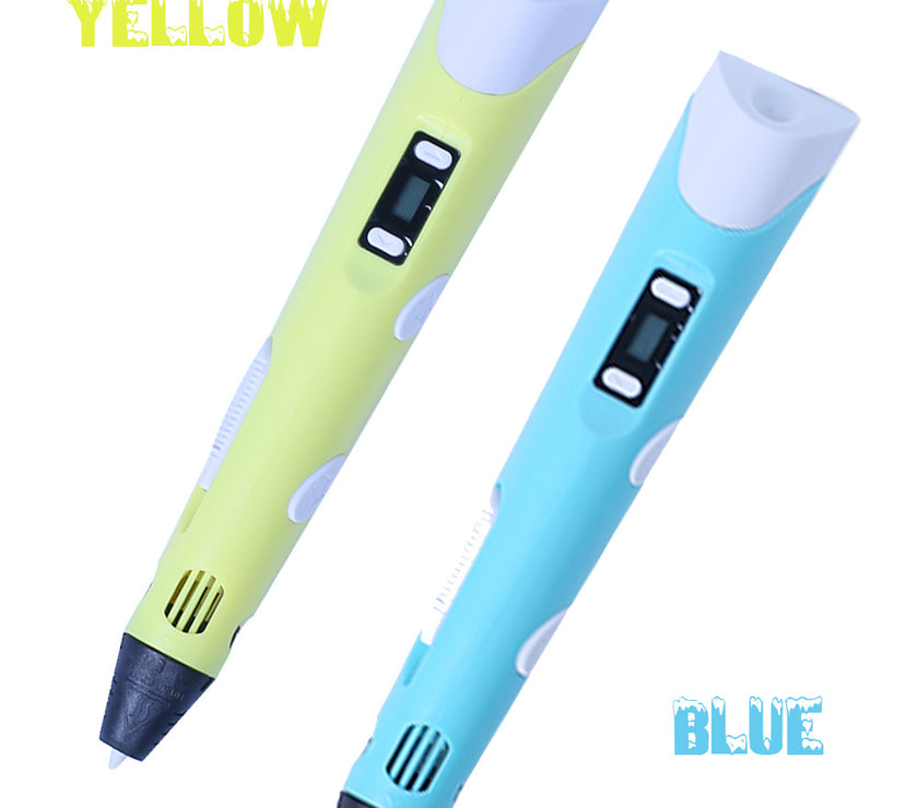 3D print pen 3D pen two generation graffiti 3D stereoscopic paintbrush children puzzle painting toys