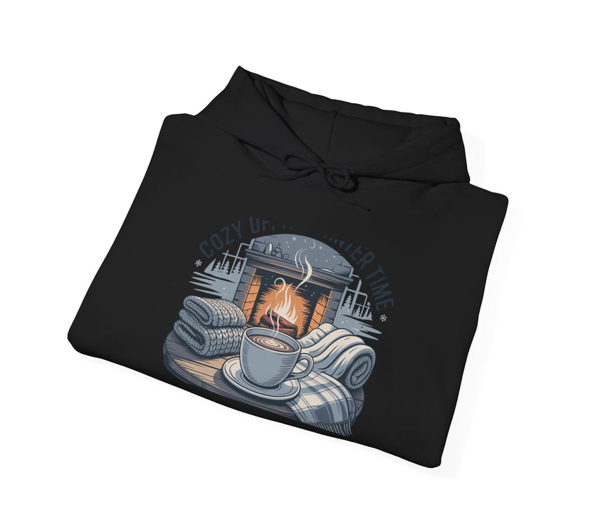 Cozy Winter Vibes Hooded Sweatshirt