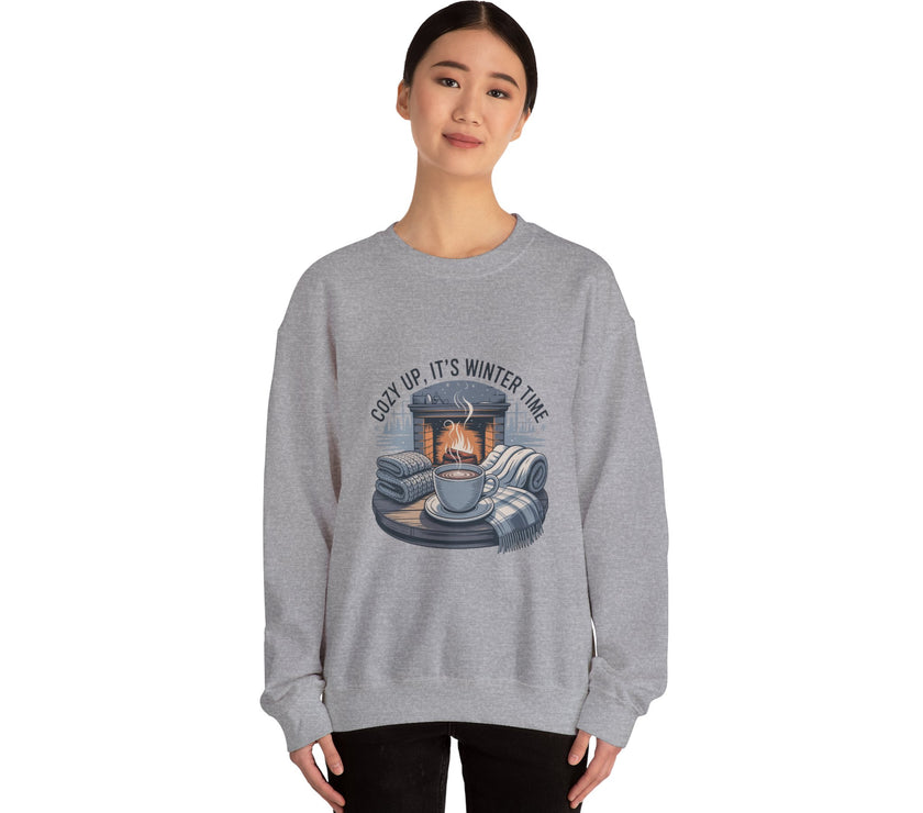 Cozy Winter Time Crewneck Sweatshirt
