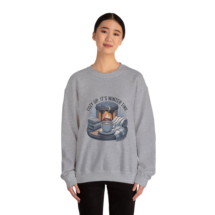 Cozy Winter Time Crewneck Sweatshirt