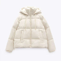 Women Clothing Hooded Down Jacket