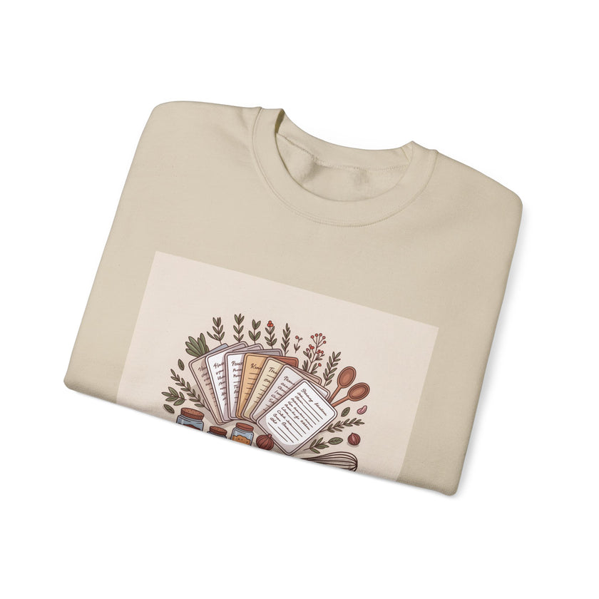 Cooking Up Love Sweatshirt | Cozy Unisex Crewneck for Food Lovers