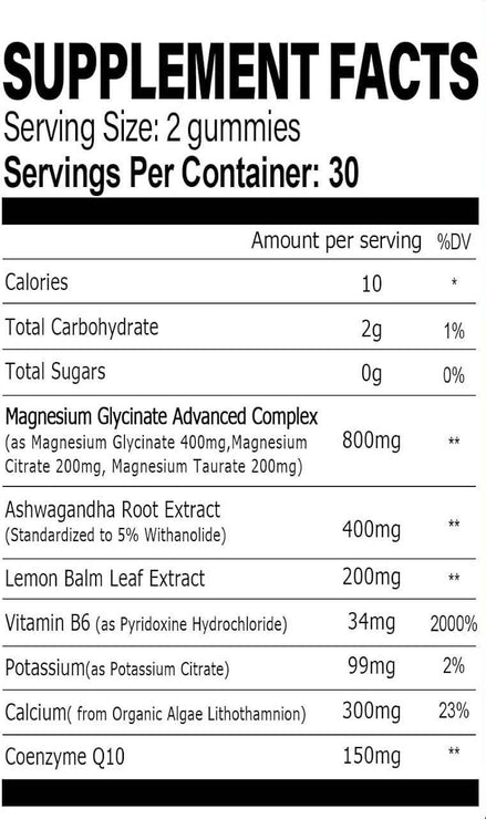Glycine Magnesium Gummies