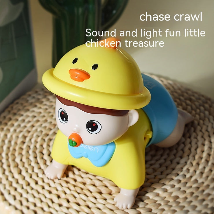 Children's Head-up Training 6 Months Music 1-year-old Coax Doll Learning Crawling Toys
