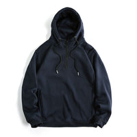 Men's Loose Casual Solid Color Hoodie