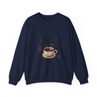 Coffee Lover's Crewneck Sweatshirt - Fueled by Caffeine