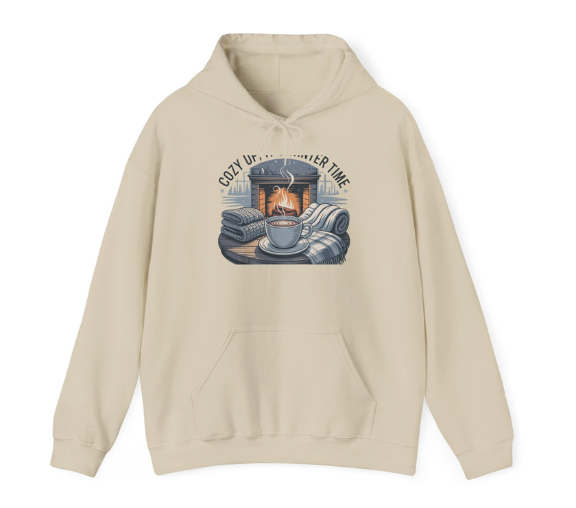 Cozy Winter Vibes Hooded Sweatshirt