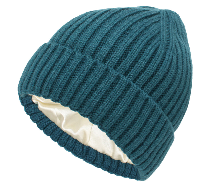 New Satin Warm Wool Hat Men And Women