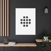 Zodiac Constellation Chart Canvas | Astrology Art Print, Metallic Galaxy