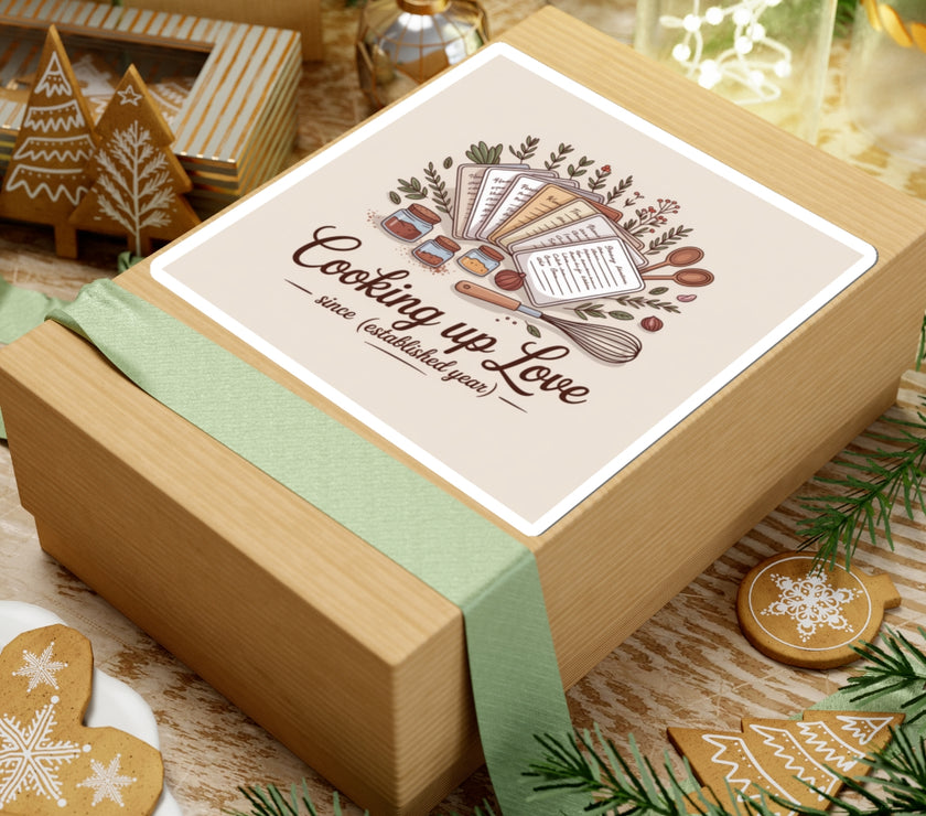 Cooking Up Love Stickers - Perfect for Foodies and Home Chefs