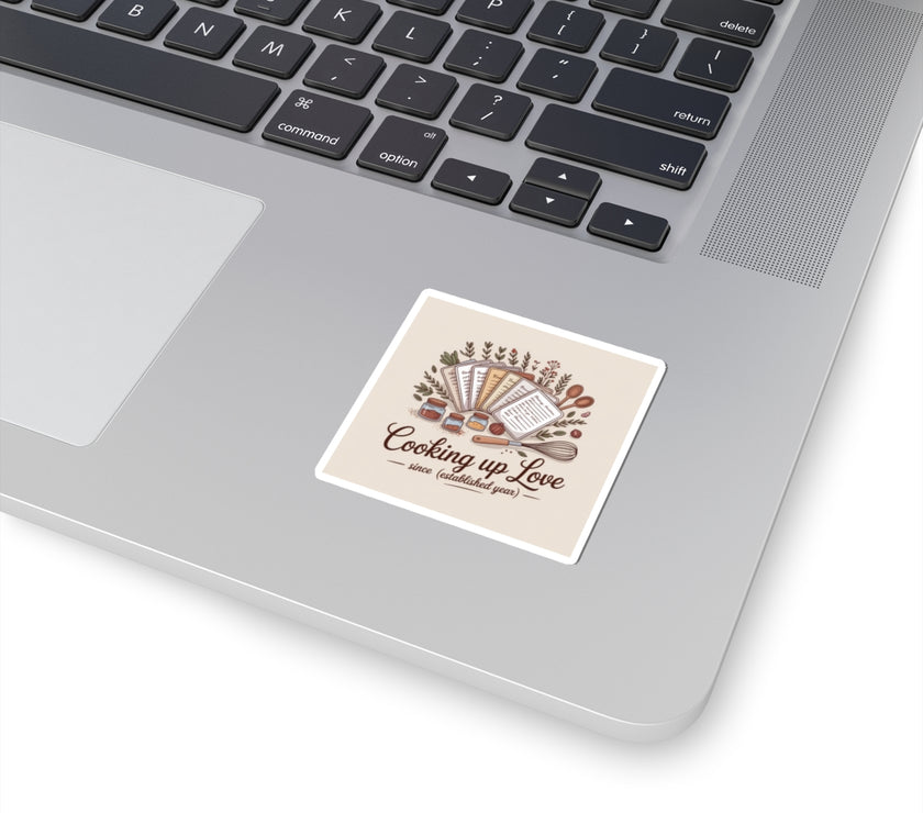 Cooking Up Love Stickers - Perfect for Foodies and Home Chefs
