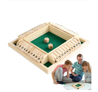 Four-sided Flip Card Game Digital Game Toy