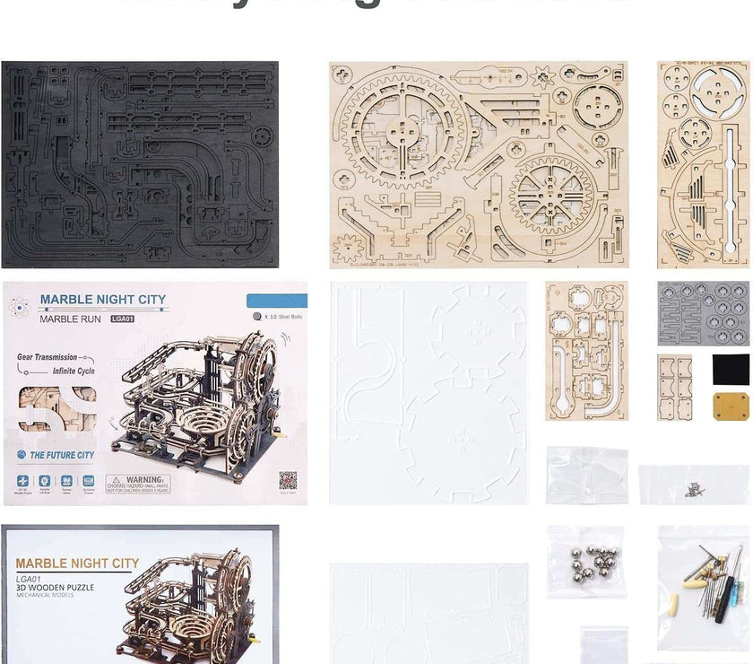 Marble Night City Wooden Puzzle
