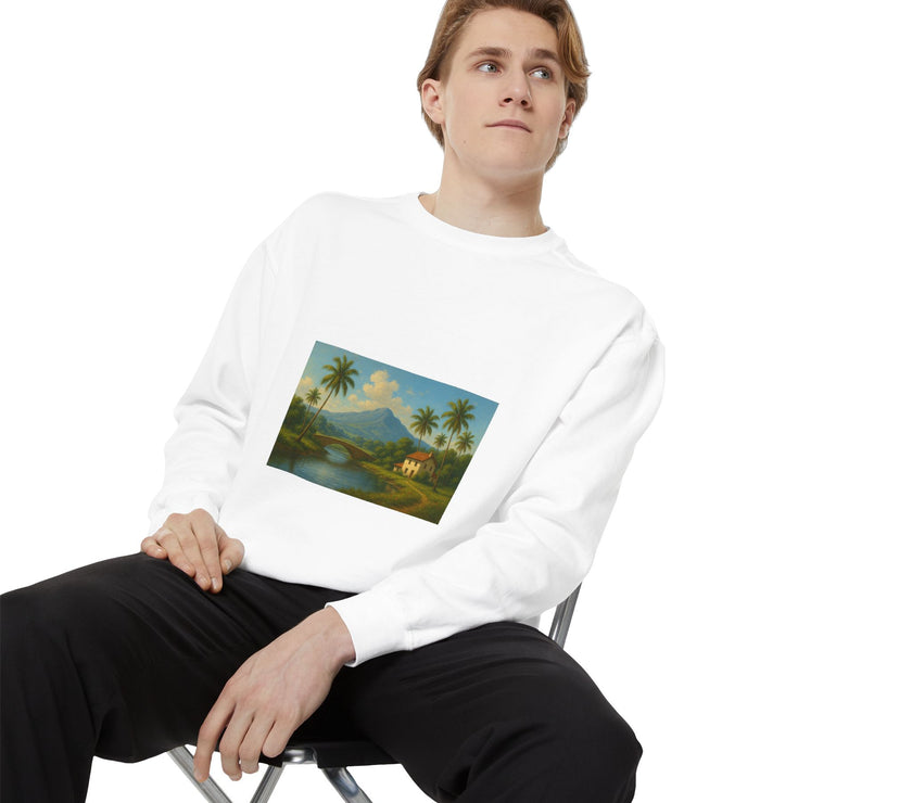 Artistic Tropical Landscape Sweatshirt