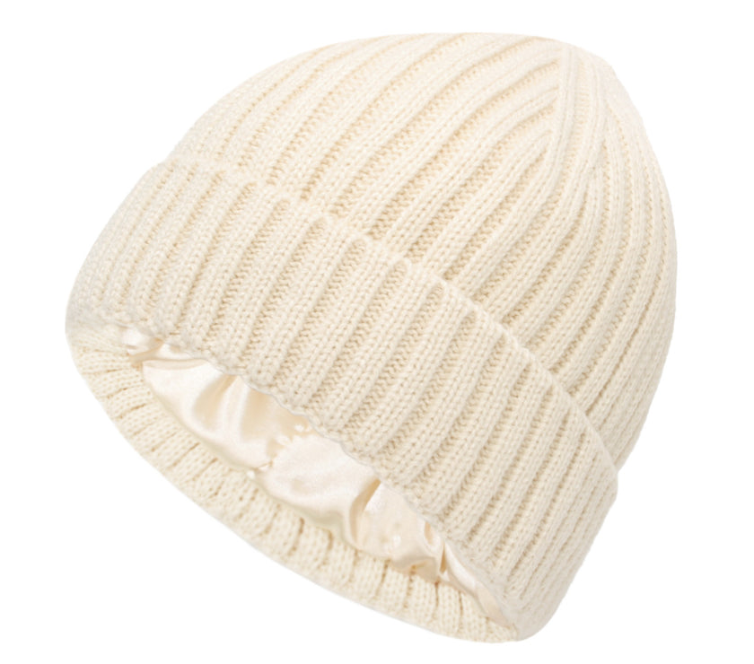 New Satin Warm Wool Hat Men And Women