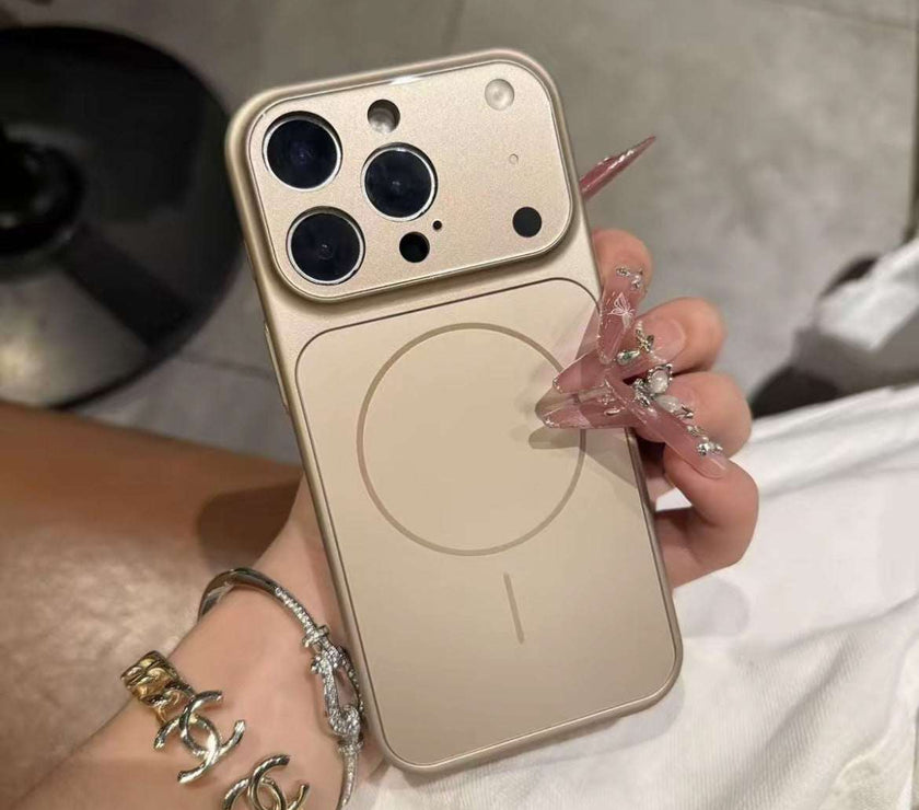 Solid Color All-inclusive Magnetic Phone Case