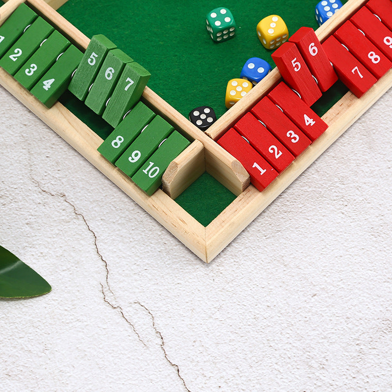 Four-sided Flip Card Game Digital Game Toy