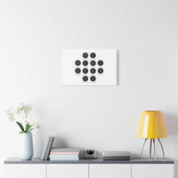 Zodiac Constellation Chart Canvas | Astrology Art Print, Metallic Galaxy