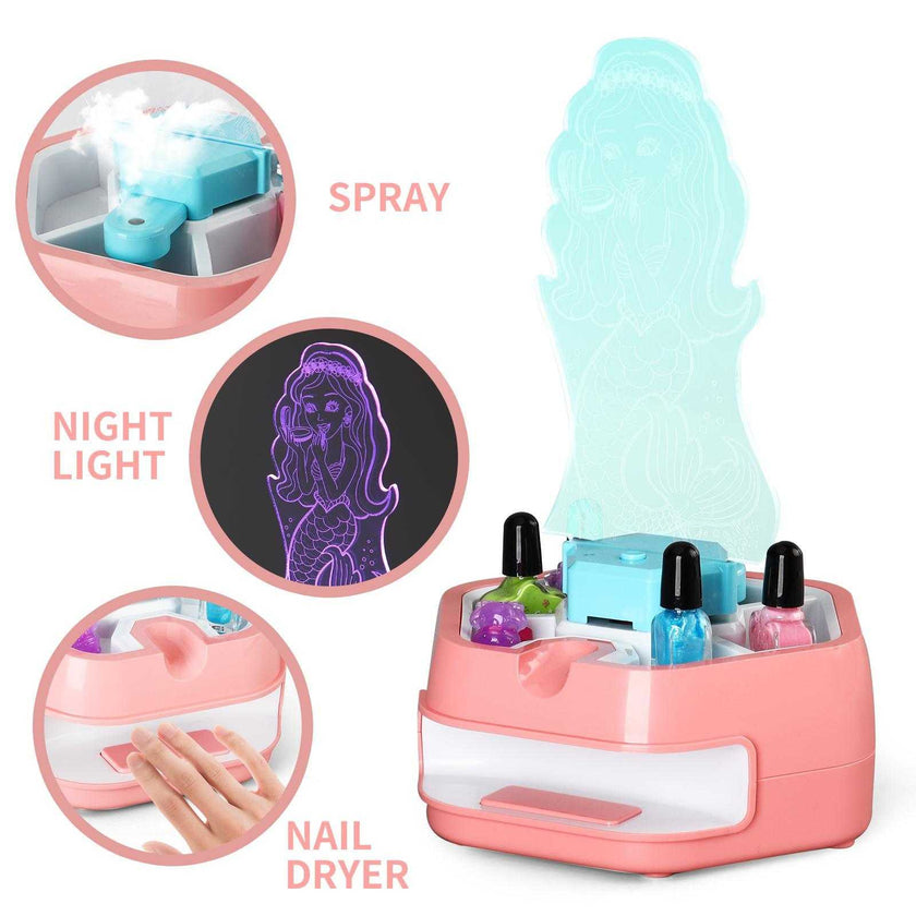 Kids Makeup And Nail Art Spray Set