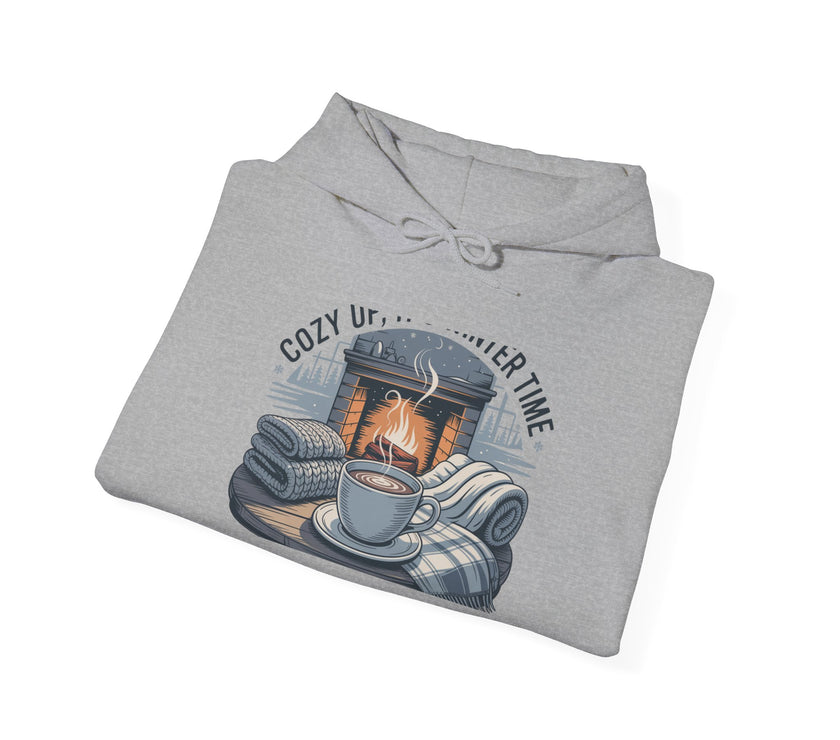 Cozy Winter Vibes Hooded Sweatshirt