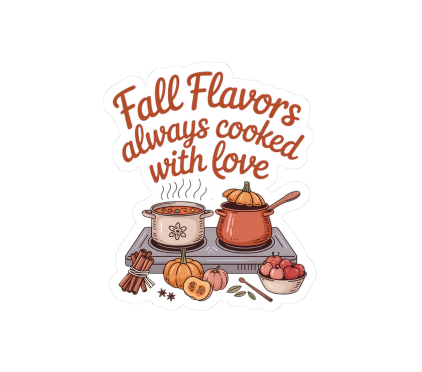 Fall Flavors Cooking Stickers - Always Cooked with Love