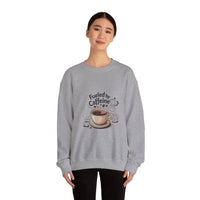 Coffee Lover's Crewneck Sweatshirt - Fueled by Caffeine