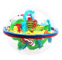 3D Magic Maze Ball 100 Levels Intellect Ball Rolling Ball Puzzle Game Learning Educational Toys Orbit Game