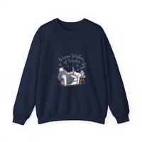 Cozy Winter Sweatshirt with 'Warm Wishes of Winter' Design