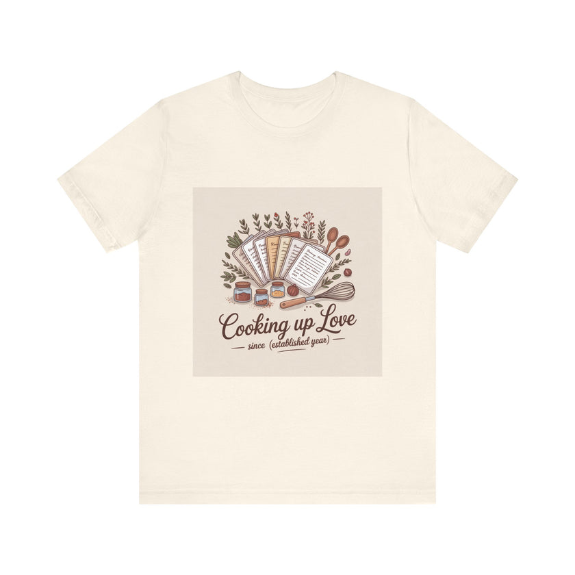 Cooking Up Love Unisex Short Sleeve Tee