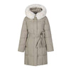 Big Fur Collar Women's Mid-length Winter Loose Korean Style Padded Down Jacket