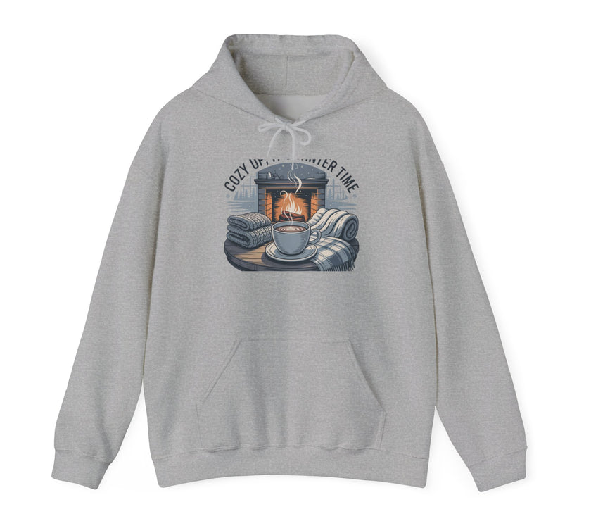 Cozy Winter Vibes Hooded Sweatshirt