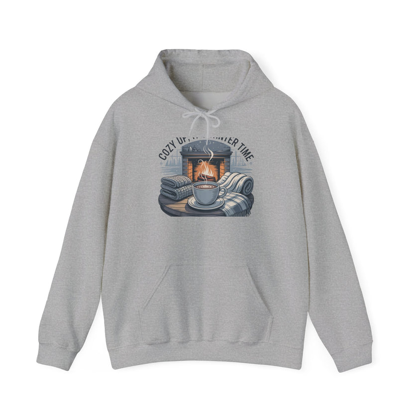Cozy Winter Vibes Hooded Sweatshirt